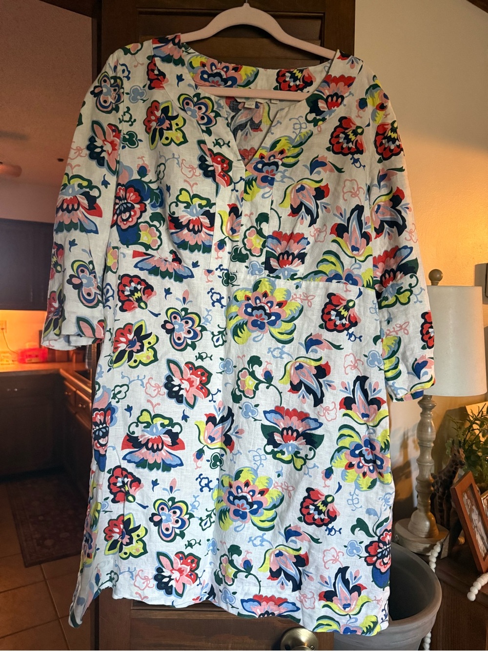 Boden 100% linen dress size 12 - Picture 2 of 5